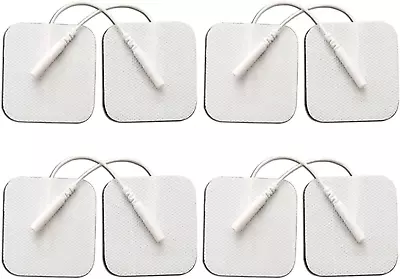 8 PCS Tens Unit Replacement Pads 2X2 Latex Free Electrode Pads Compatible With  • $10.88