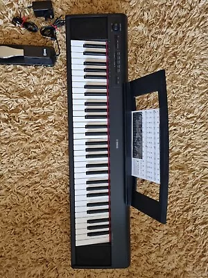 Yamaha NP-12 Piaggero Slimline Home Electronic Keyboard With 64 Note Polyphony - • £185