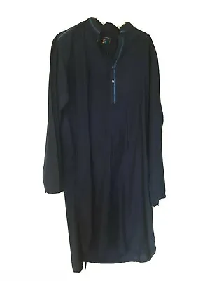 Mens Asian Kabul Kurta Clothing Navy Blue  Detail Around Collar Eid/diwali  • £20