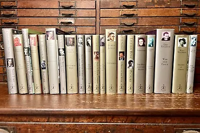 Lot 20 “Modern Library” Hardcover Books: Whitman Tolstoy Joyce Brontë Stendhal • $200