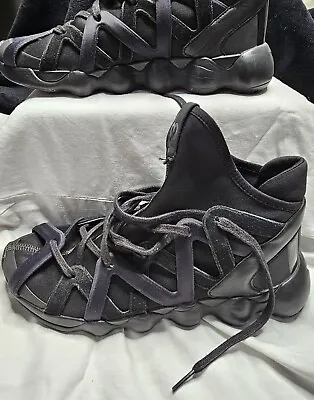 Adidas Y-3 Kyujo High Triple Black  Sneakersnike Sport OutftsSneakers Size UK7 • £70