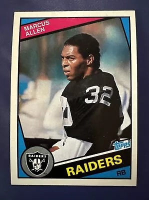 1984 Topps Football #98 Marcus Allen Hof Oakland Raiders Rb *free Shipping* • $1.99