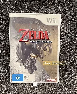 The Legend Of Zelda Twilight Princess Nintendo Wii In Great Condition- Test&Work • $24.50