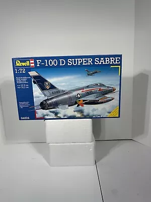 Revell 1/72 American F-100d Super Sabre Fighter Jet Plastic Model Kit 04604 Nob • $26