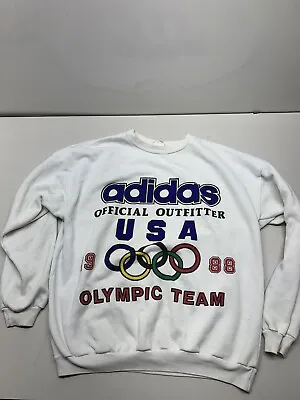 Vintage Adidas 1988 Olympic Team Sweatshirt Medium • $99.99