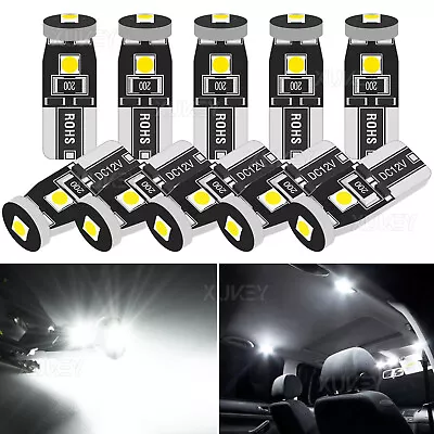 10pcs Canbus T10 LED 3030 SMD White Car Side Wedge Light Globe Bulbs 194 168 W5W • $9.85