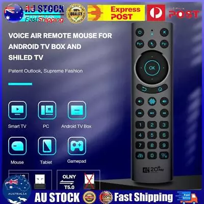 G20BTS PLUS Smart Voice Remote Control 2.4G RF Air Mouse Wireless For TV Box • $21.44