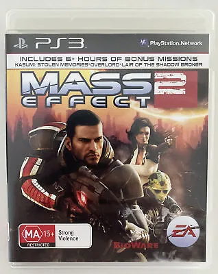 Mass Effect 2 PS3 PAL AUS TESTED & WORKING Near Mint FREE POST • $12.95
