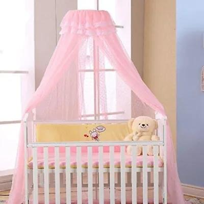 Baby Infant Mosquito Net Baby Toddler Bed Crib Dome Canopy Netting Hanging Tent • $18.99