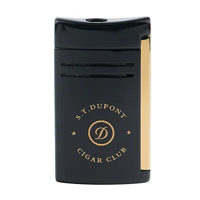 $379 • Buy St Dupont Maxijet Cigar Club 020212 Black & Gold Single Jet Lighter 