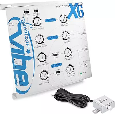 LANZAR Vibe Upgraded 3-Way Electronic Audio Crossover Network With White  • $96.64