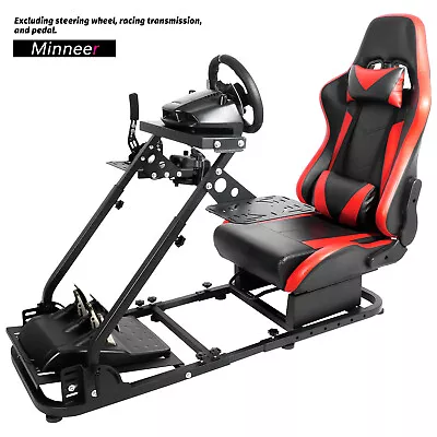 £269.99 • Buy Minneer Flight/Racing Simulator Cockpit Fit Logitech G923 HOTAS Warthog W/Seat
