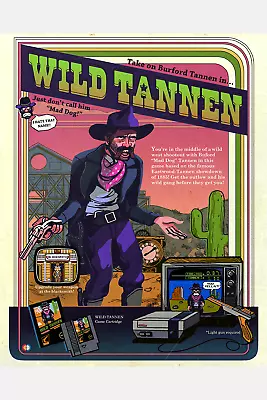 Back To The Future Wild Tannen By Glen Brogan Ltd X/255 Poster Mondo MINT Movie • $90