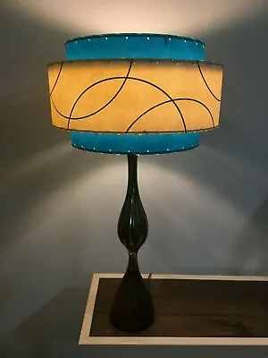 Mid Century Vintage Style 3 Tier Fiberglass Lamp Shade Modern Atomic Retro TIGA • $145