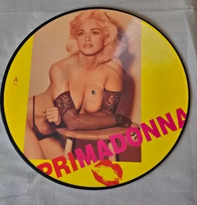 Madonna Primadonna June 1991 Interview Nude Picture Disc 12  Vinyl Single #1516  • $99.61