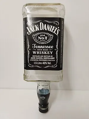 £9.99 • Buy Jack Daniel's Old No. 7 Tennessee Whiskey 1.5L Empty Bottle- BAR Optic Style