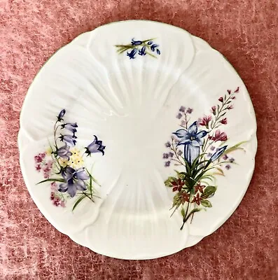 £6 • Buy Vintage Shelley ‘Wildflowers’ Side Plate 13668, Fine Bone China Lot #1