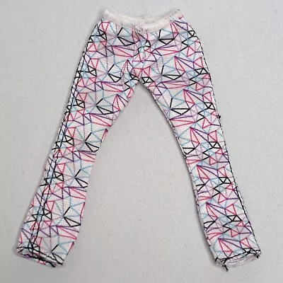 Monster High Doll Abbey Bominable Picture Day Geometric Triangle Leggings Pants • $4.50