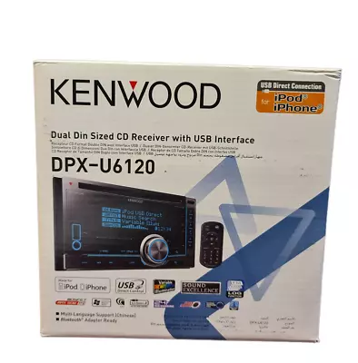 Kenwood Dpx-U6120 Cd Mp3 Usb Ipod Control Double Din Player Stereo Head Unit • $499.99