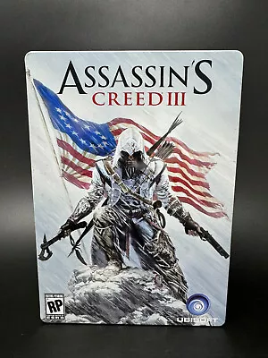 Assassin's Creed III (Microsoft Xbox 360) *COMPLETE W/ STEELBOOK - TESTED* • $17.99