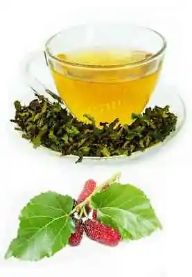 Mulberry Leaf Tea Organic Herbal Loose Dried Leaves 100% Natural Ceylon 80g • $16.49