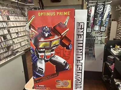 NEW SEALED HASBRO Transformers Optimus Prime GOLD Masterpiece ToysRUs Exclusive • $199.99