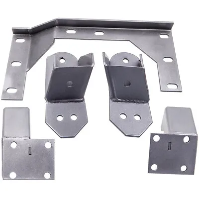 Engine Swap Motor Mount Kit Silver For Nissan S13 S14 1989-1998 RB20DET RB25DET • $340.18