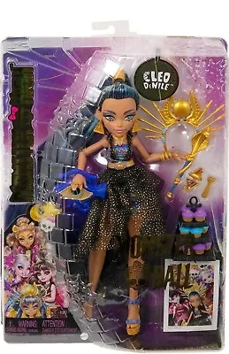 Monster High Cleo De Nile Fashion Doll In Ball Monster Party Dress Accessories  • $29.95