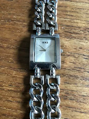 Ladies IEKE Square Shaped SS Watch & Straps W870/1 • £6.36