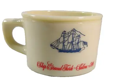 Old Spice Shaving Mug Glass Nautical Ship Recovery Grand Turk Salem Shulton VTG • $17.09