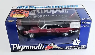 Ertl 1/18 Candy Apple Red  1970 Plymouth Superbird 1 Of 500 With Toolbox • $189.99