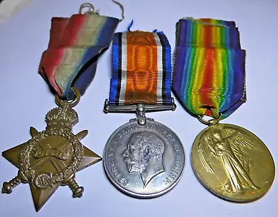 14-15 Trio Sawyer Bedford Regiment & Royal Flying Corps Rfc Raf Air Mechanic • £100