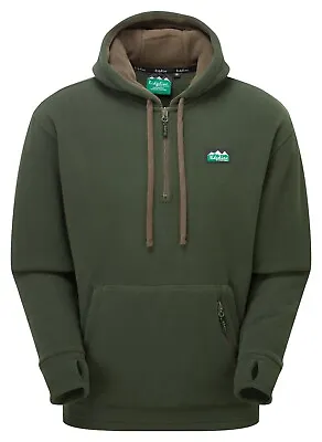 Ridgeline Ballistic Fleece Hoodie Men's Jumper Green Country Hunting Shooting • £42.95