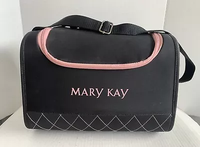 Mary Kay Suitcase Travel Bag Consultant Pink Trim Duffle Luggage • $29.95