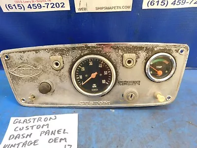 Glastron Custom Badged Vintage Inboard Dash Panel Gauges Assembly • $174