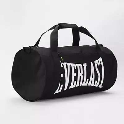Everlast BlackBrooklyn Barrel Bag - Men Woman - Perfect For Gym Weekend Away • $45.01