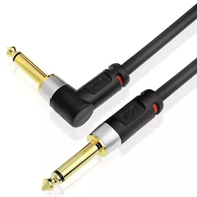 Mediabridge Ultra Series Right Angle Guitar Instrument Cable (6 Feet) - 1/4 Inch • $15.49