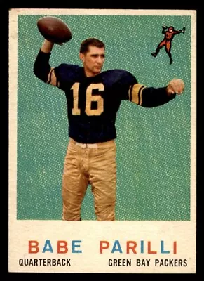 1959 Topps Football #107 Babe Parilli EX *d2 • $5