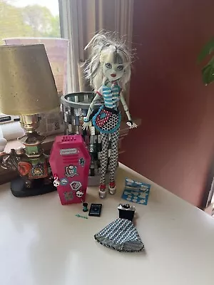 Monster High Home Ick Frankie Stein Fashion Doll W/ Accessories • $73.99