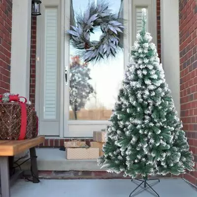 £29.99 • Buy 7FT Christmas Tree 870 Branches Bushy Xmas Pine Tree Home Traditional Decoration
