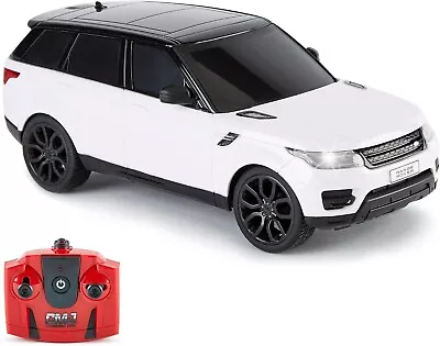 CMJ RC Cars TM Range Rover Sport Remote Control Car 1:24 Scale **New Batteries** • £11.99