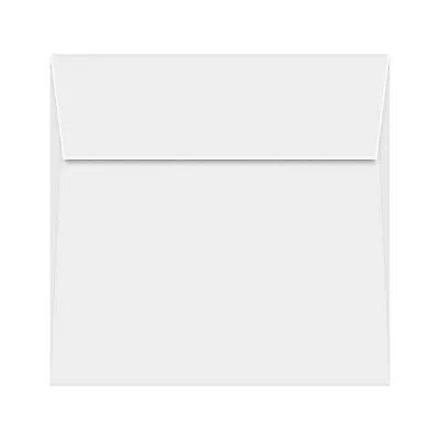 6 1/2 X 6 1/2 Square Envelopes Gummed Flap White Wove 28w(105gsm) 25 Per Pack • $14.61