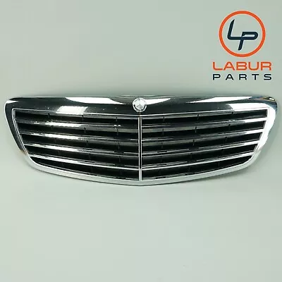 +z5599 W221 Mercedes 07-09 S Class Front Center Radiator Hood Grille Grill • $208.99