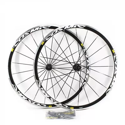 700C Alloy V Brake Wheels Road Bicycle Wheel Aluminium Cycling Road Wheelset Rim • $381.30