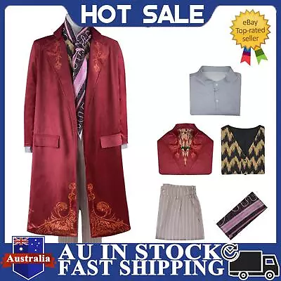 Willy Wonka Charlie And The Chocolate Factory Cosplay Book Week Men Costume • $145.24