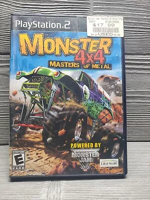 Monster 4x4: Masters Of Metal (Sony PlayStation 2 2003) With Manual  • $9.89