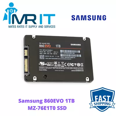 $90 • Buy Samsung 860EVO 1TB MZ-76E1T0 2.5  Internal Solid State Drive SSD