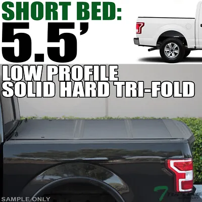 Topline For 2015-2023 Ford F150 5.5' Bed Low Profile Hard Tri Fold Tonneau Cover • $529