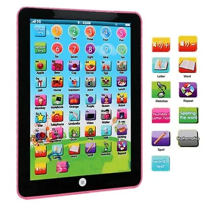 Educational Learning Tablet Toys For Kids Toddlers Age 2 To 7 Years Old Toy Gift • $16.35