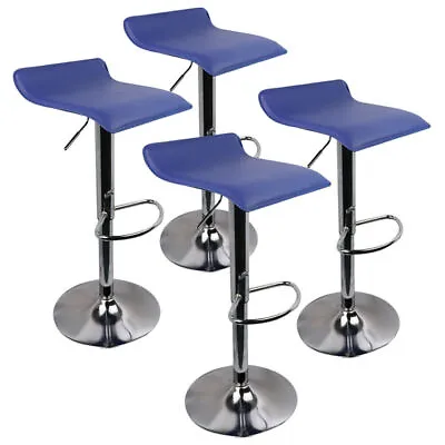 4pcs Bar Stools Height Adjustable PU Leather Counter Swivel Dining Bar Chairs • $101